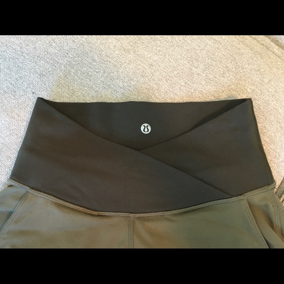 Olive Green Lululemon Leggings - Picture 2 of 4